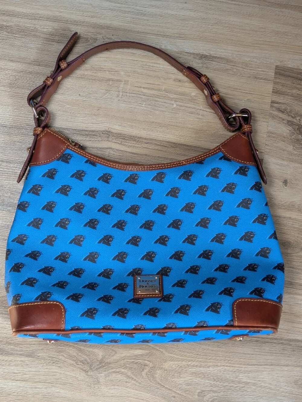 Dooney & Bourke Carolina Panthers Hobo Red Liner Purse Shoulder bag